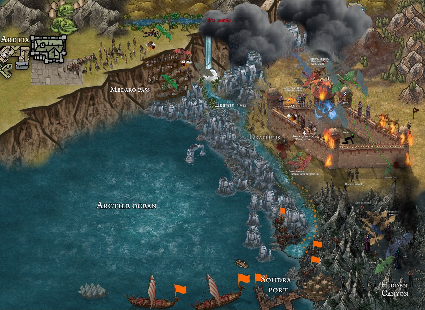 Battle of Draithus Ch 64 POV Violet