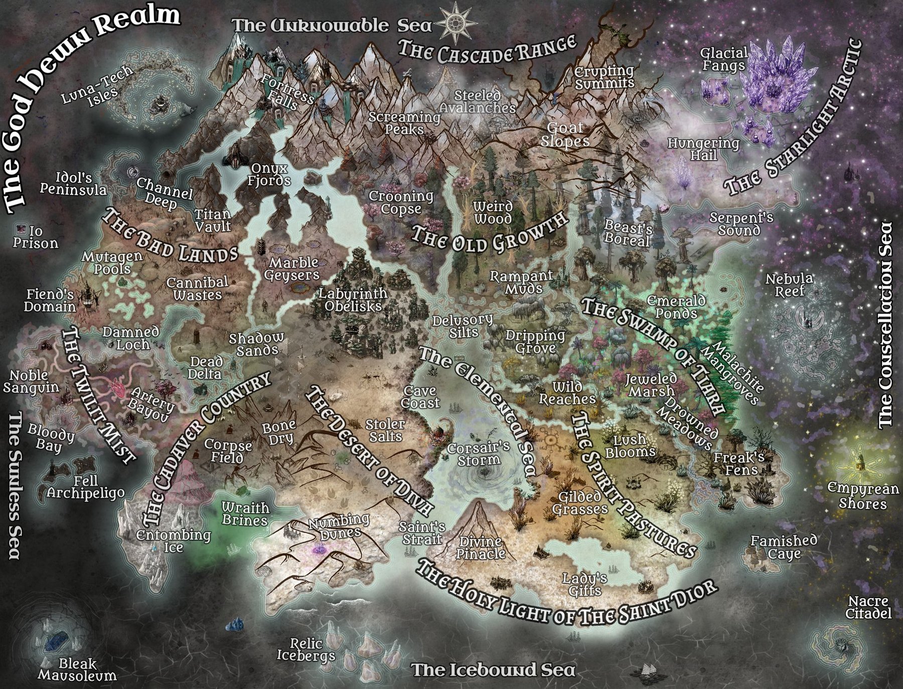 God Hewn Realm Overworld
