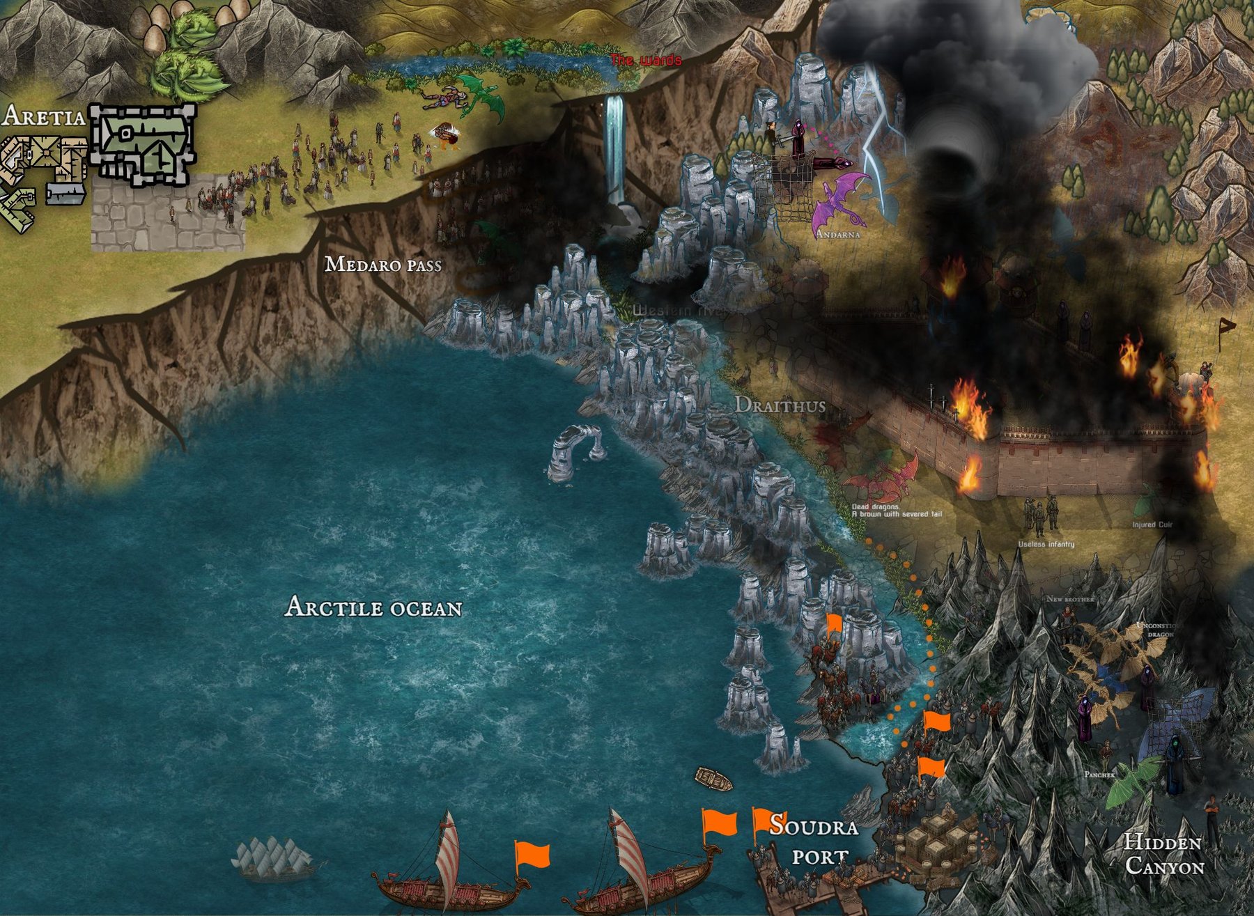 Battle of Draithus Ch 65 POV Xaden