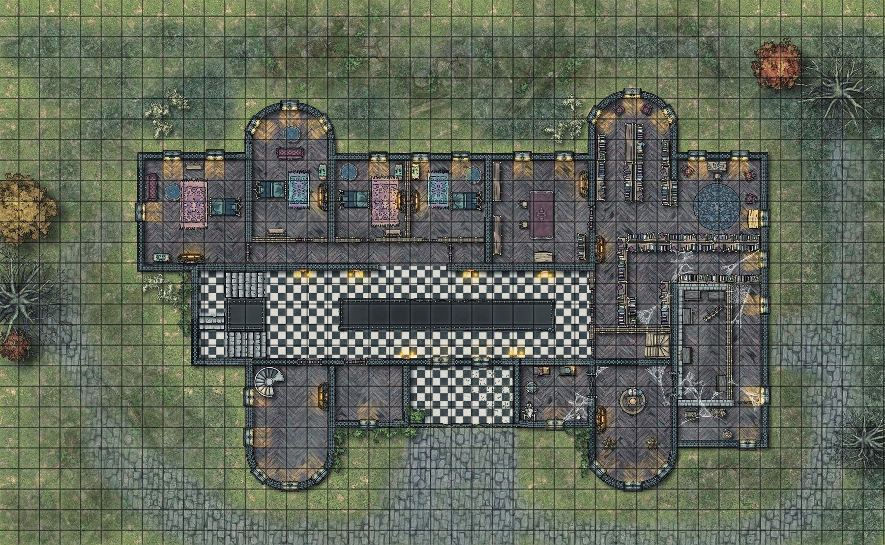 Vaesen - Castle Gyllencreutz Second floor_Blank