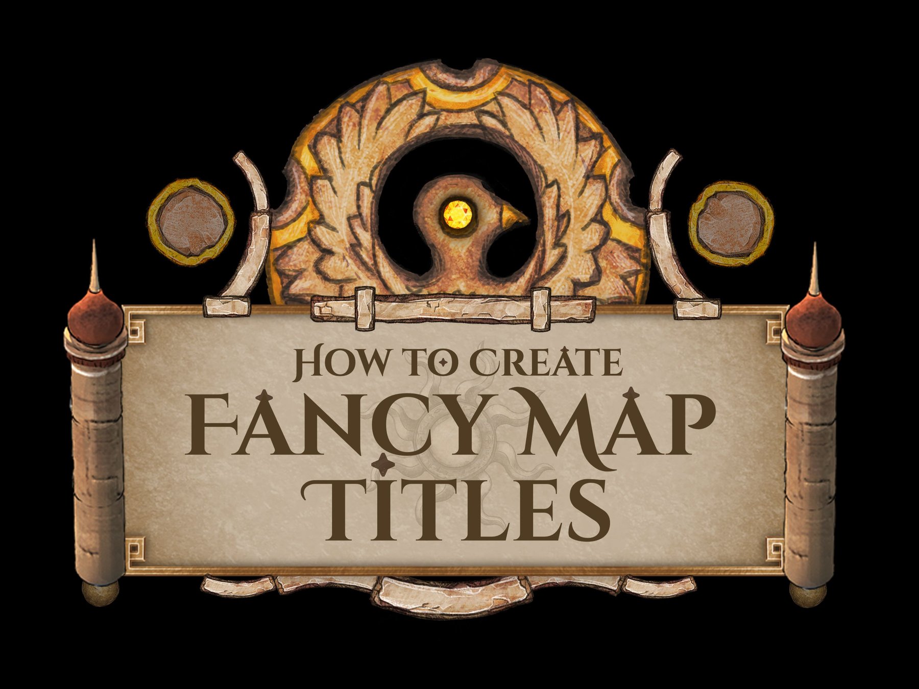 How to Create Fancy Map Titles 