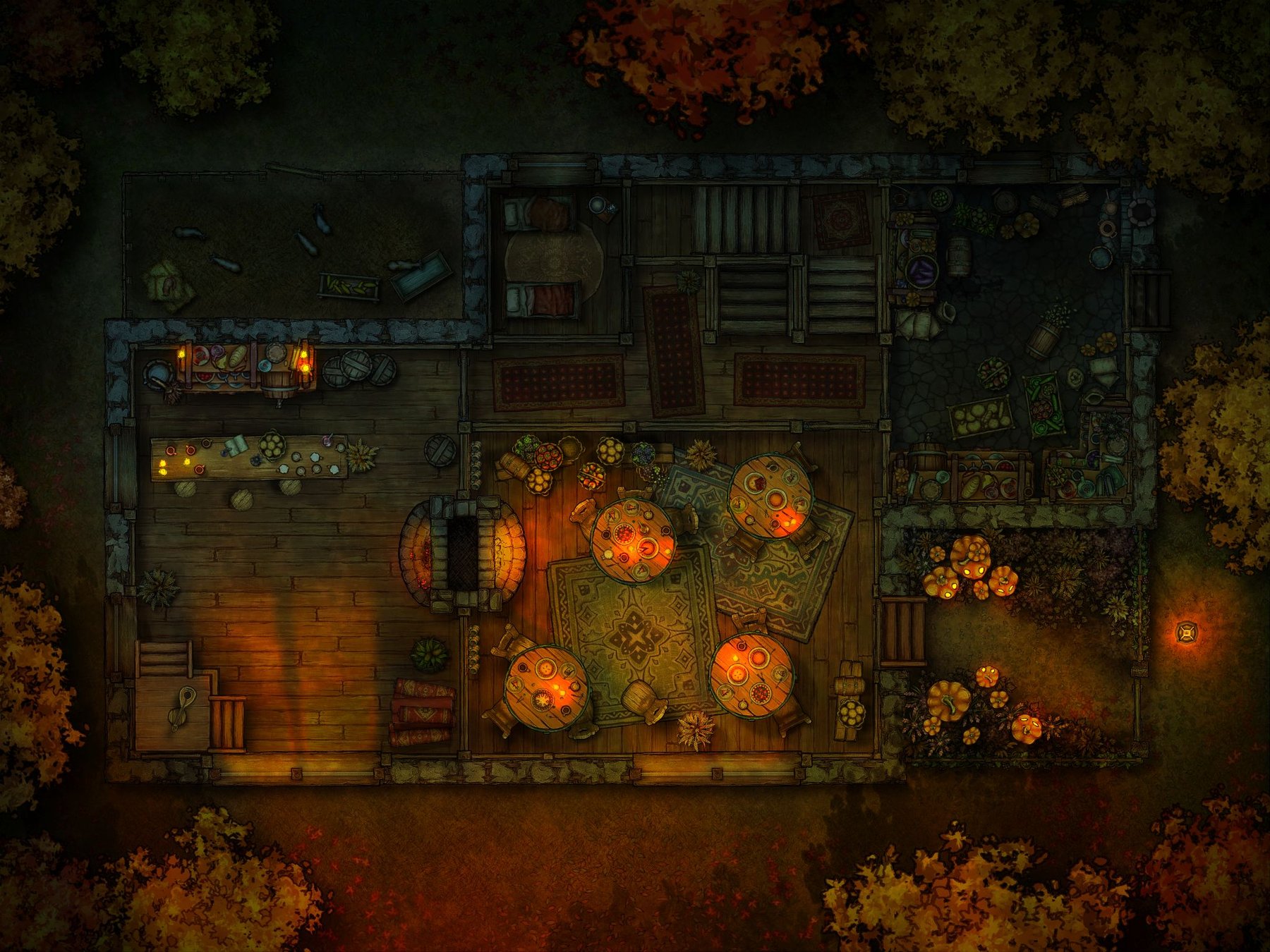 Autumn Tavern | The Fox & Fiddle - Halloween Adventure