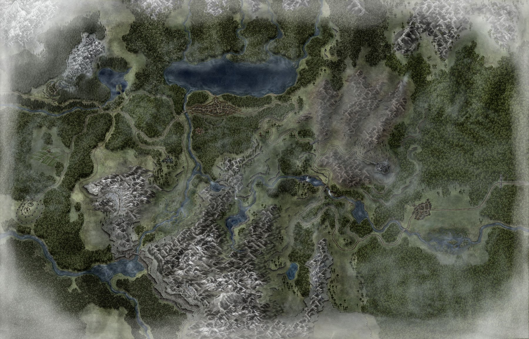 Curse of Strahd - Barovia Map HD