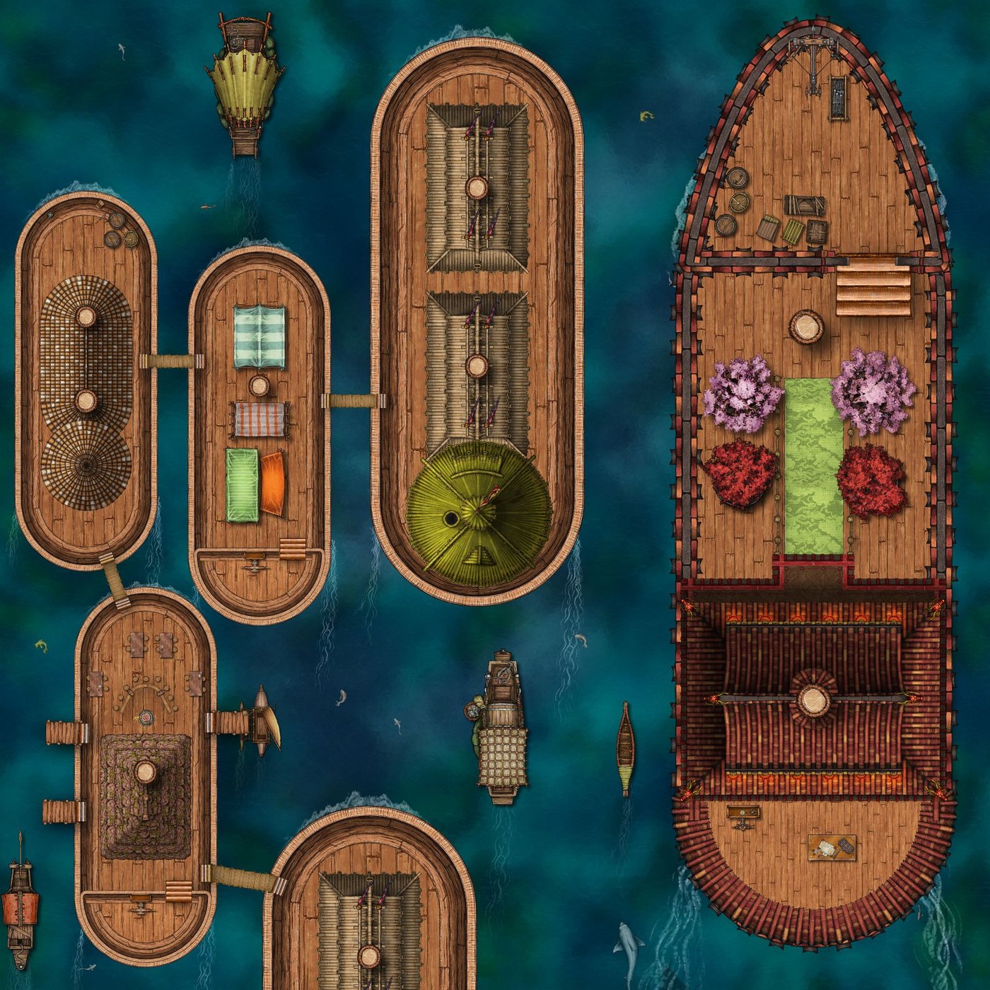 Floating City 100x100