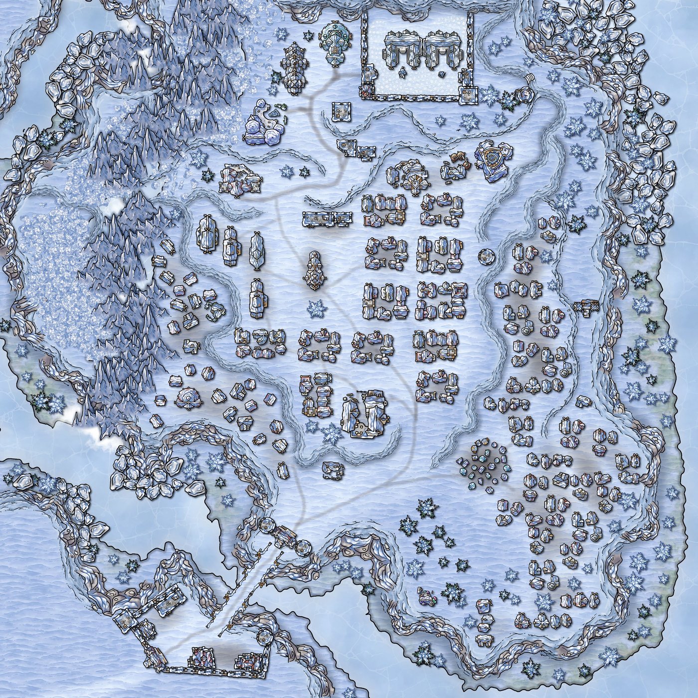 Winter-themed contest city