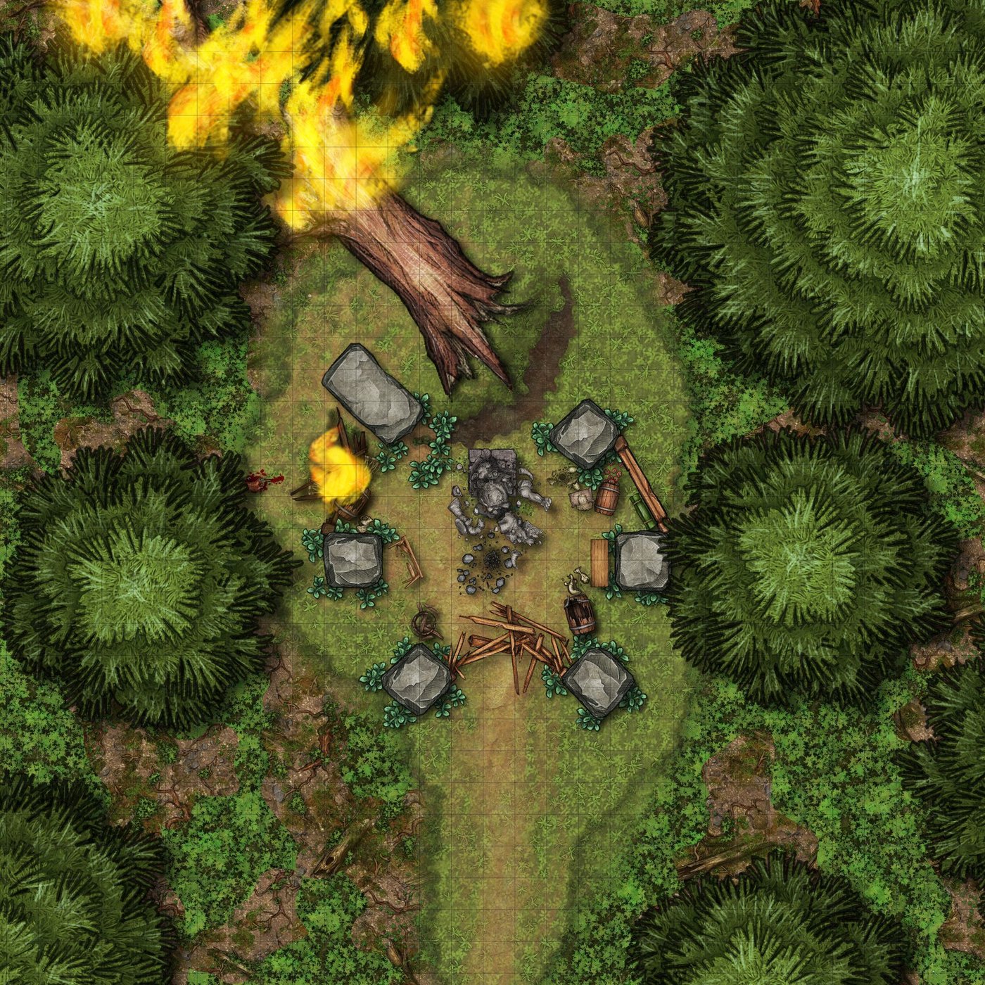 Destruction of an old shrine