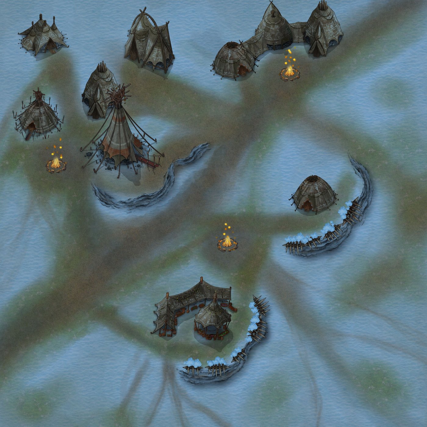 Oni Camp near the Wall