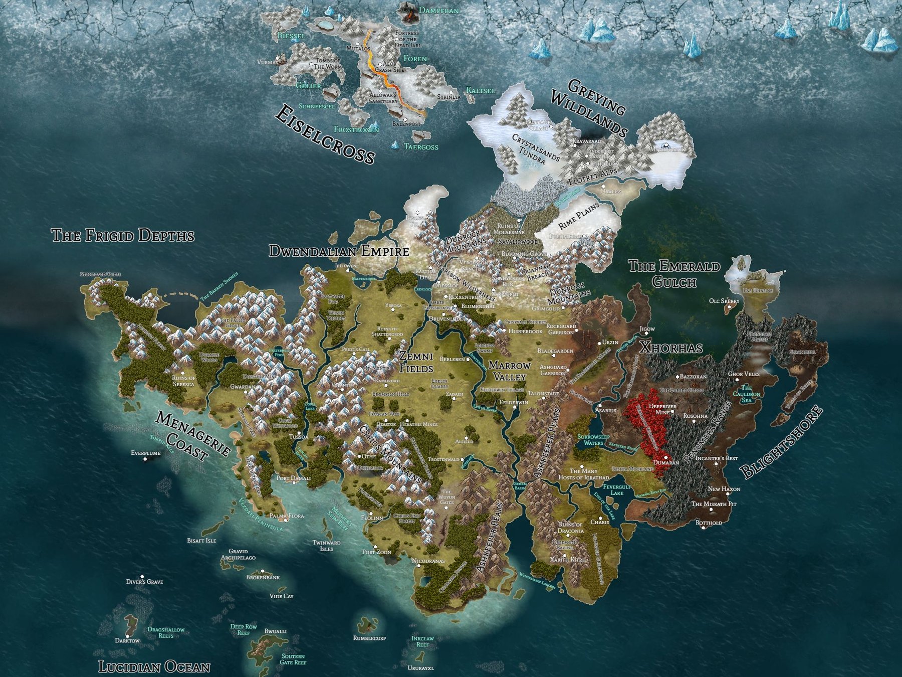 Continent of Wildemount