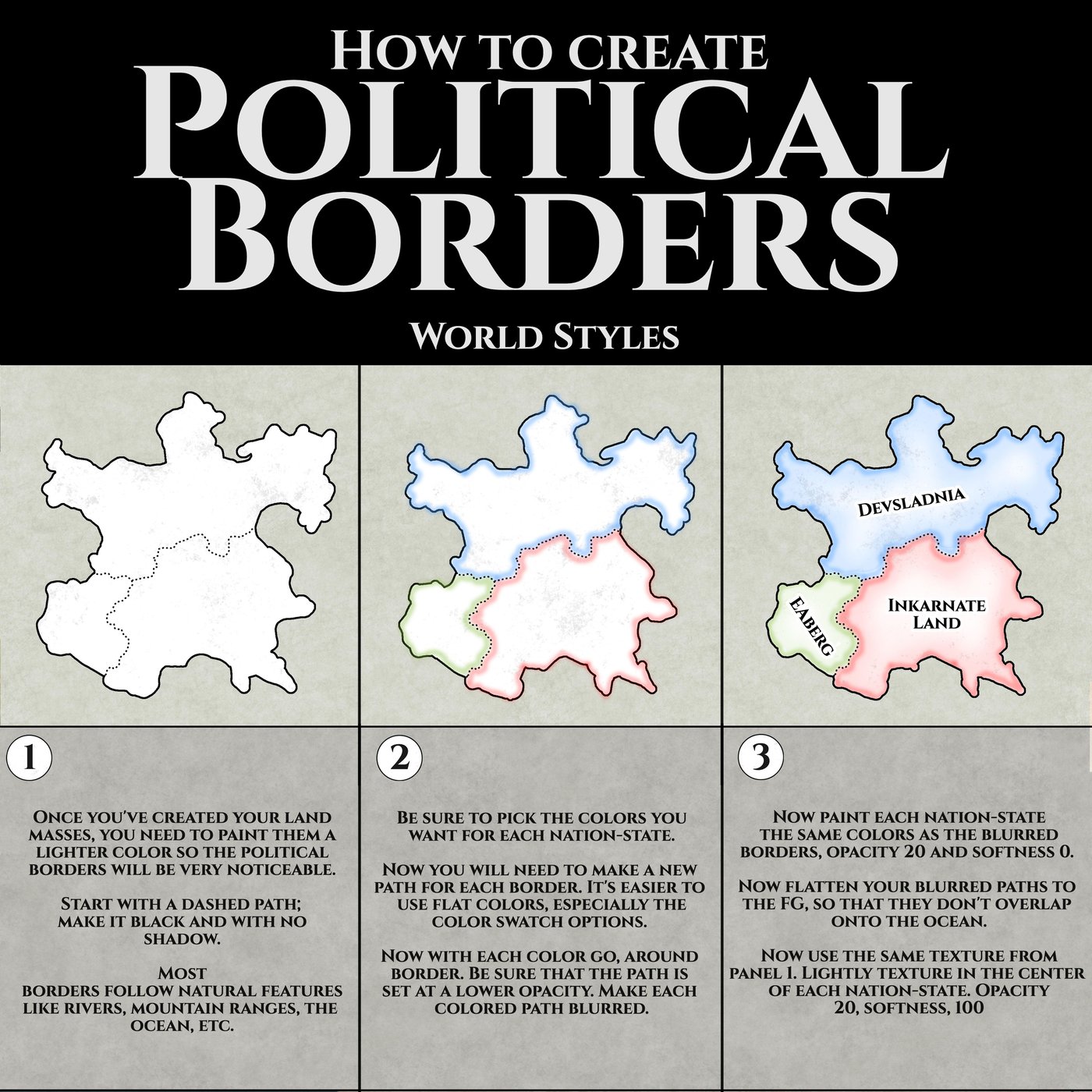 Guide: How to Create Political Borders