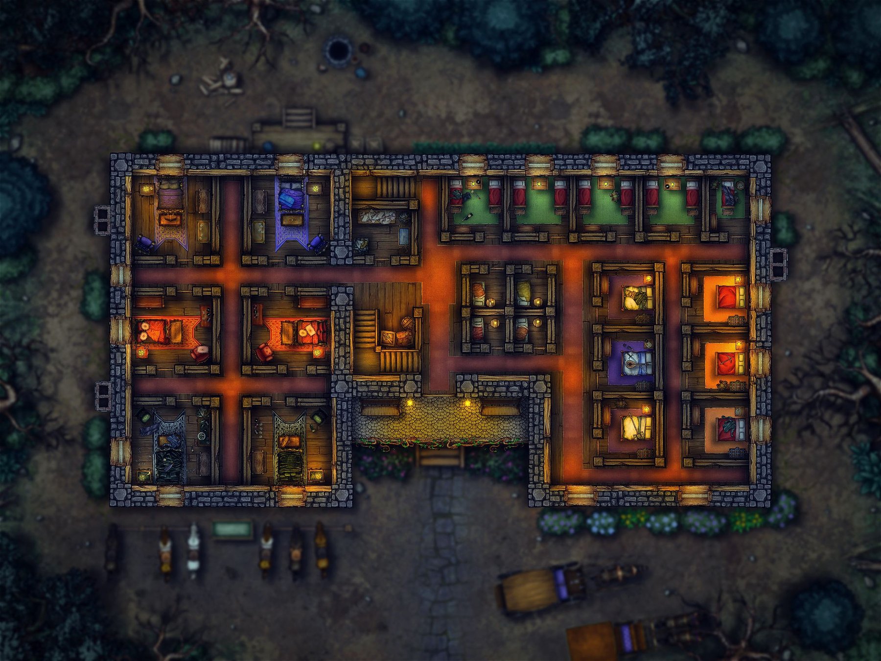 Guntar's Last Stand Inn 2nd Fl (Night)