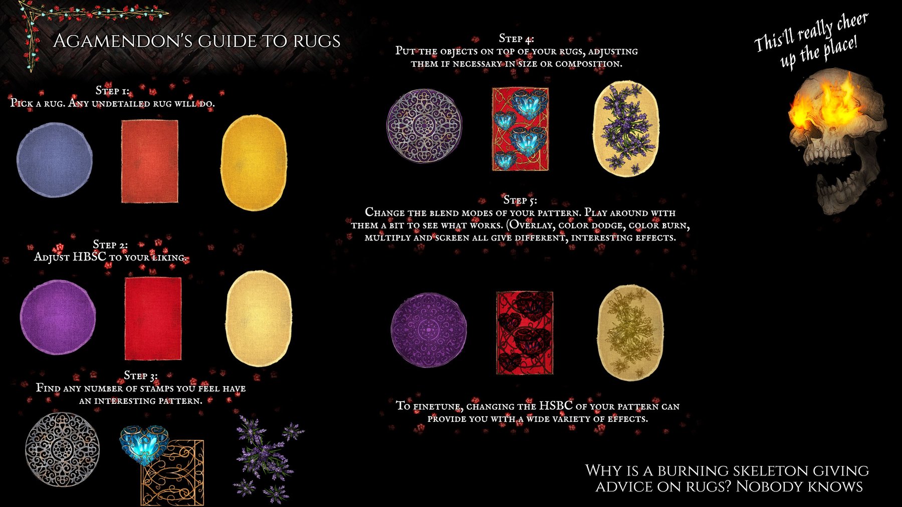 Agamendon's guide to rugs