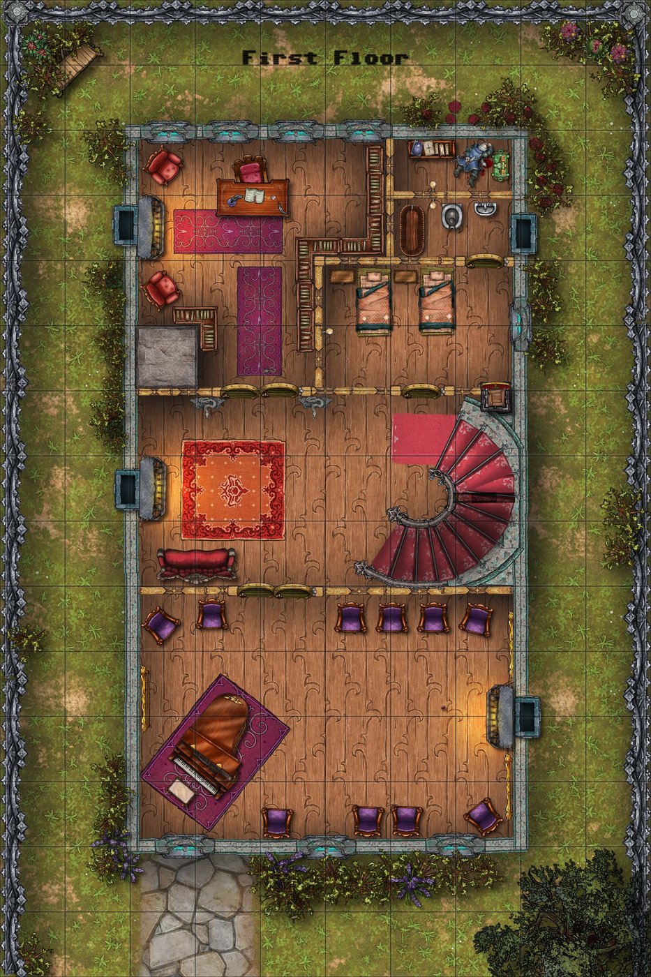 The Death House, First Floor 1900's