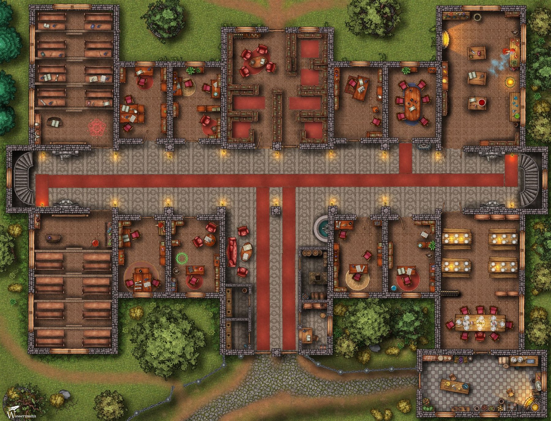 Magical School Ground Level