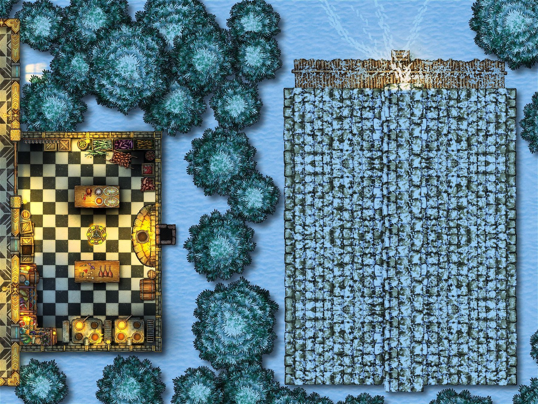 The Mansion - Kitchen