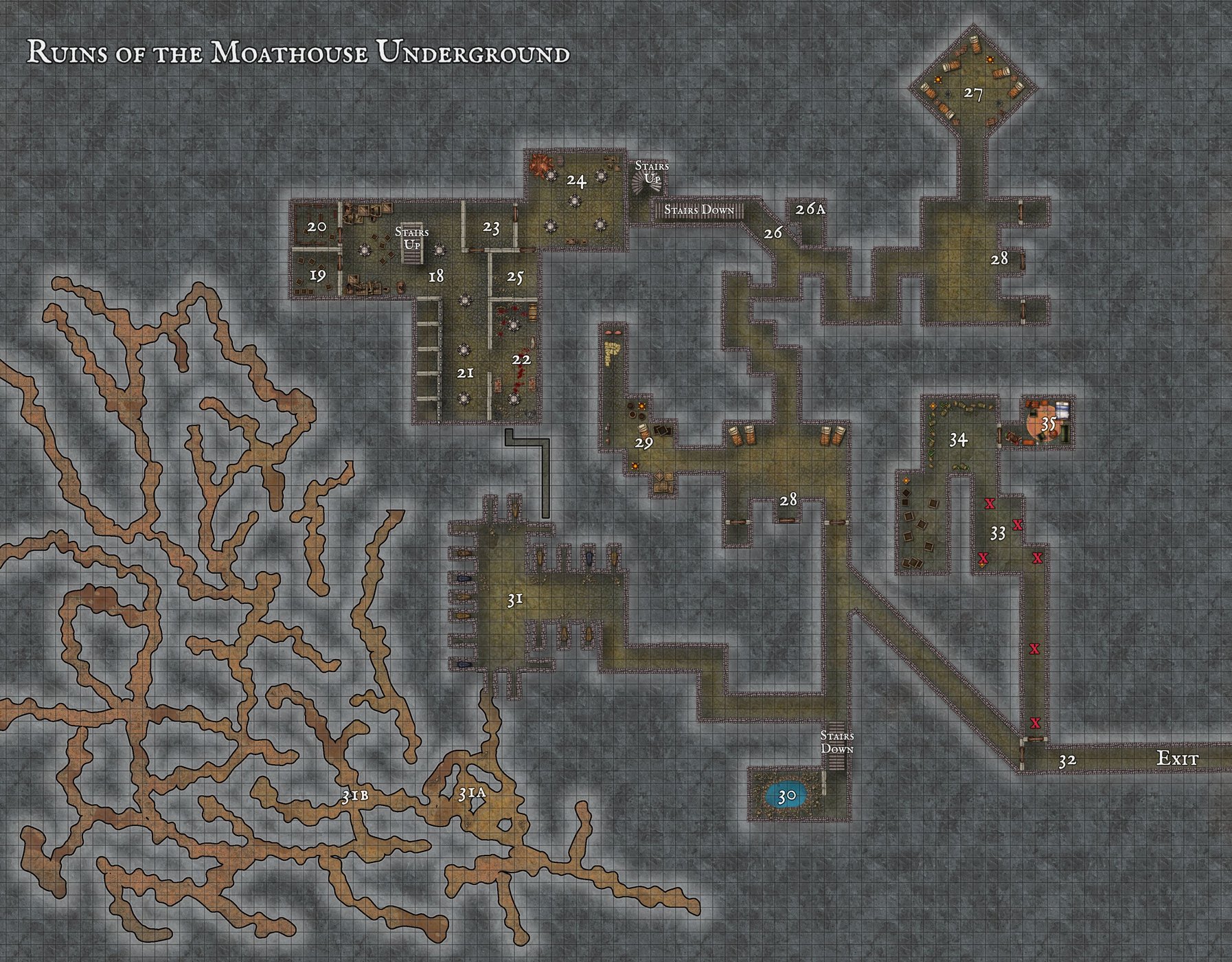 Ruined Moathouse Underground (Modified)