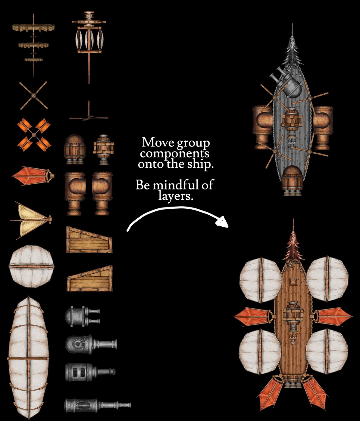 Build your own Airship Practice Map