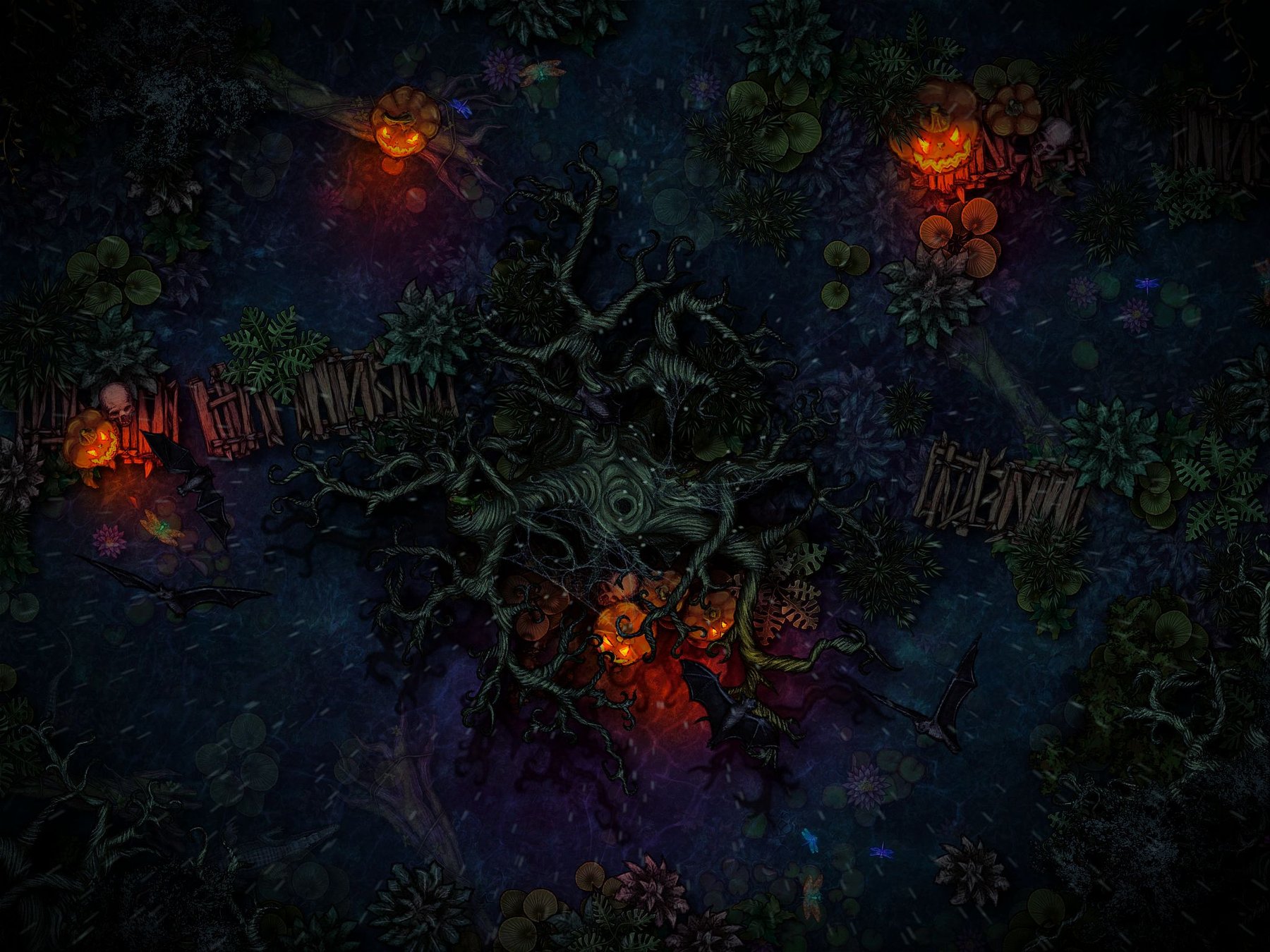 Haunted Bayou - Halloween Battle Map