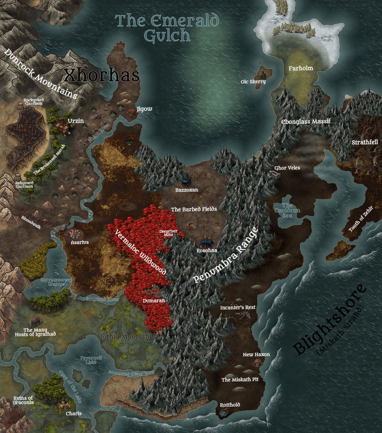 Wastes of Xhorhas - DM Version