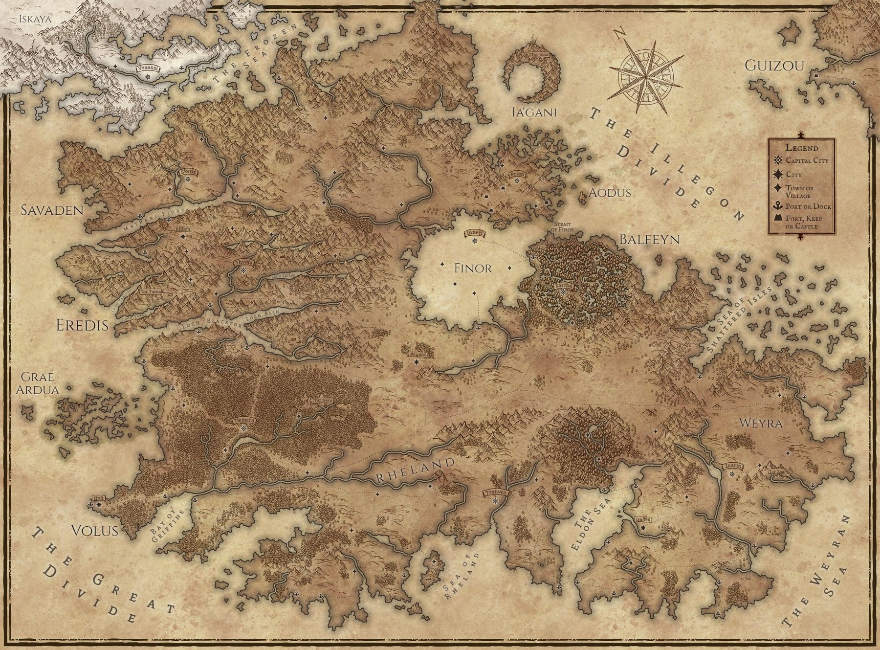 Continent of Illegon - E. K. Knight