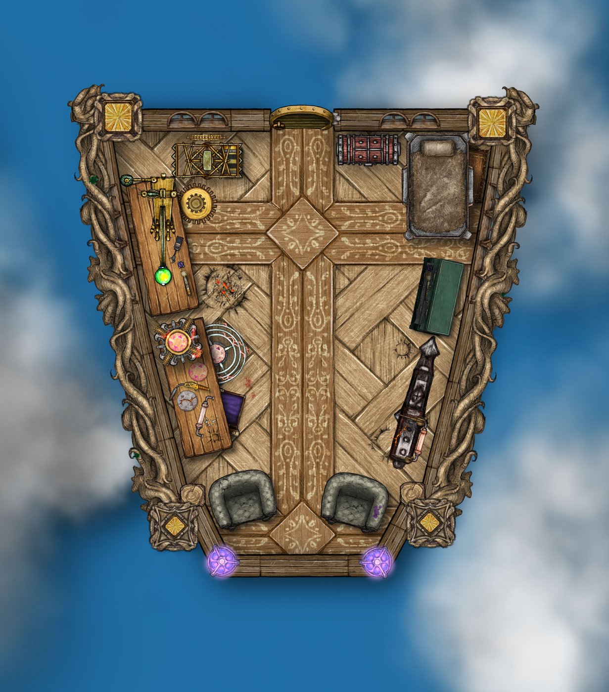 Wizard's Airship- Aftercastle