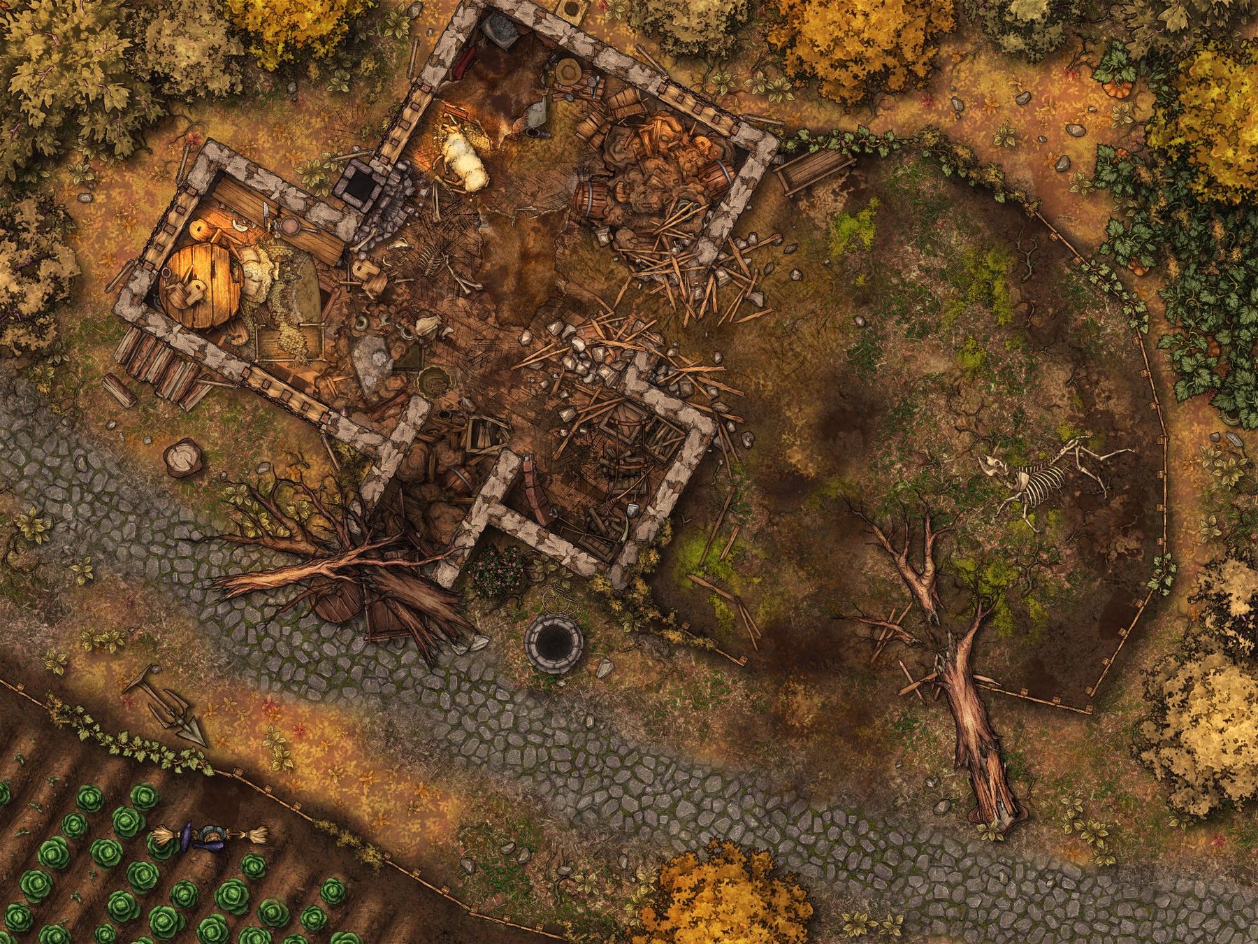 farm house / ruin / ogre's lair