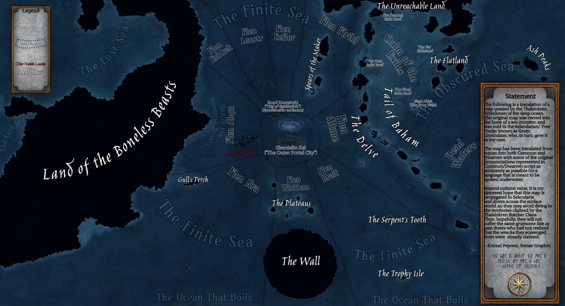 Thalsinkren Underwater Map