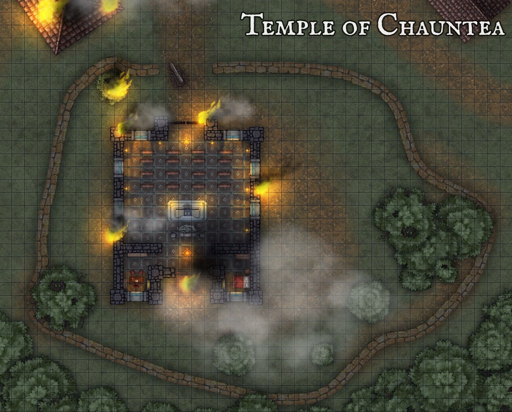 Greenest- Temple of Chauntea Battlemap