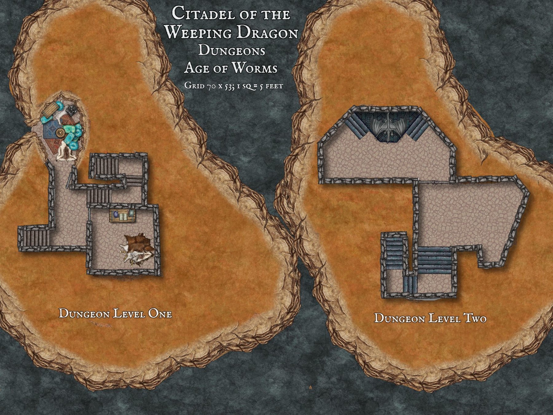 Weeping Dragon Citadel Dungeon Levels_Age of Worms