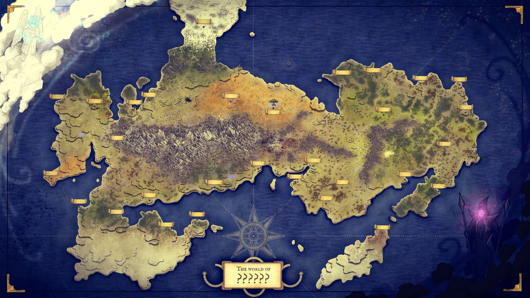 World Map Template