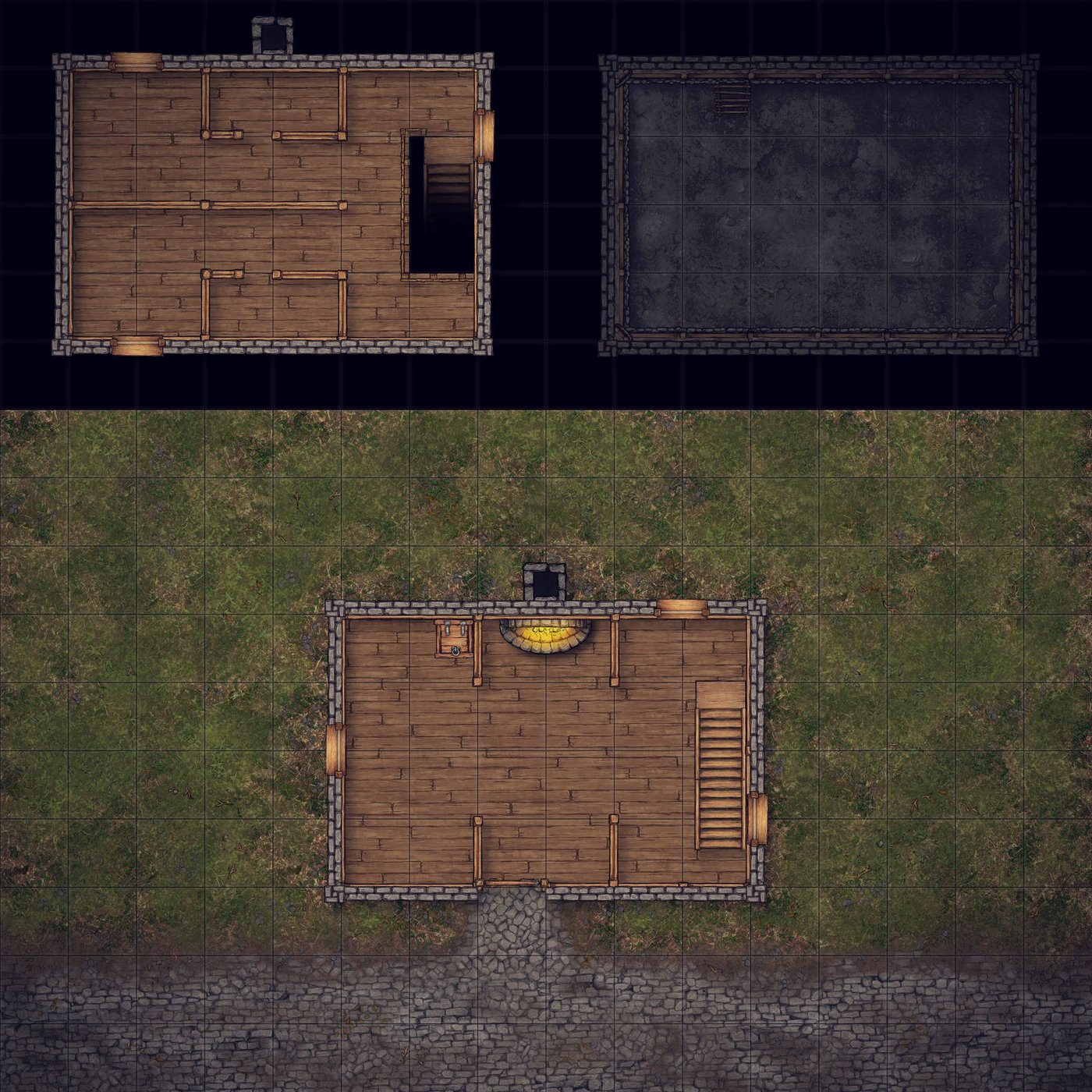 Baldur's Gate 1 Style House Template