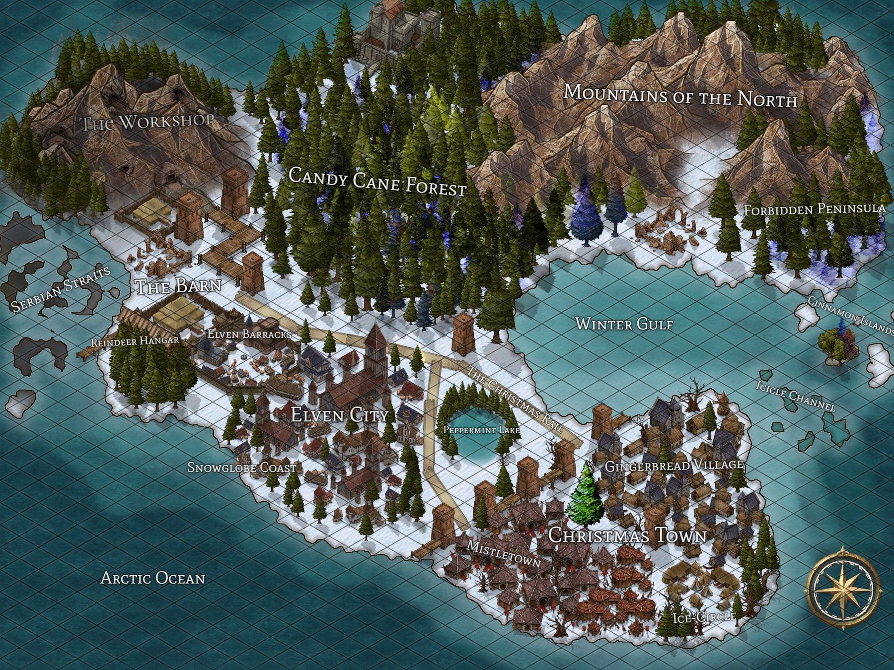 A Very Fascist Christmas Map