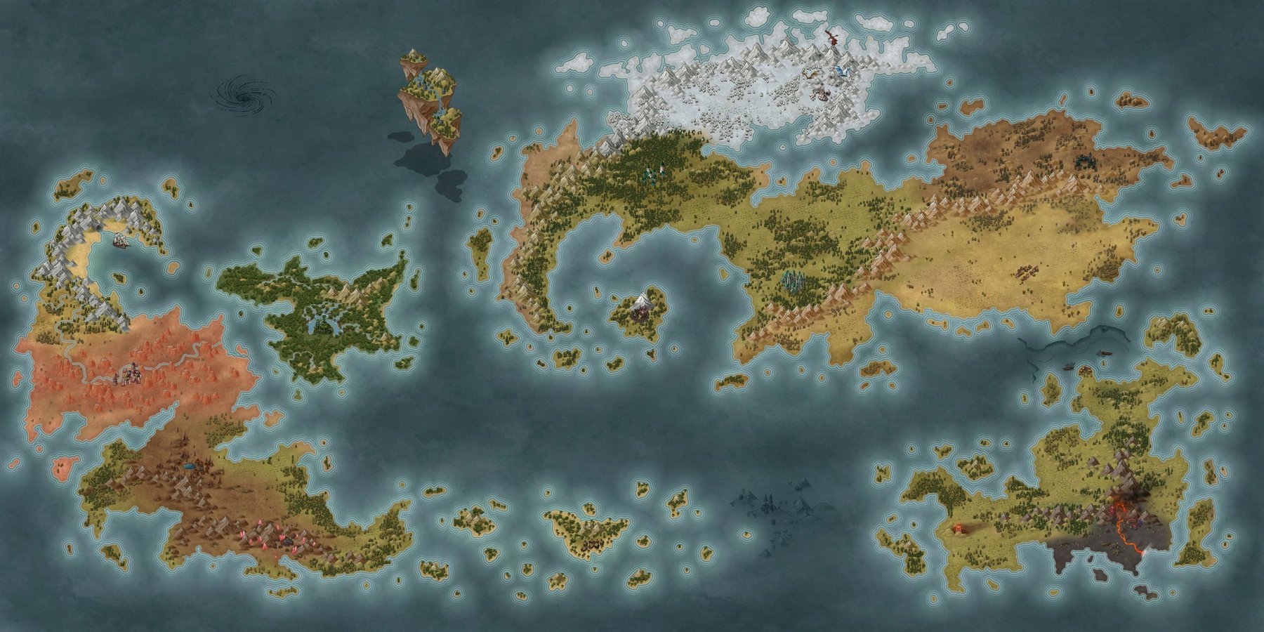Fantasy World Map