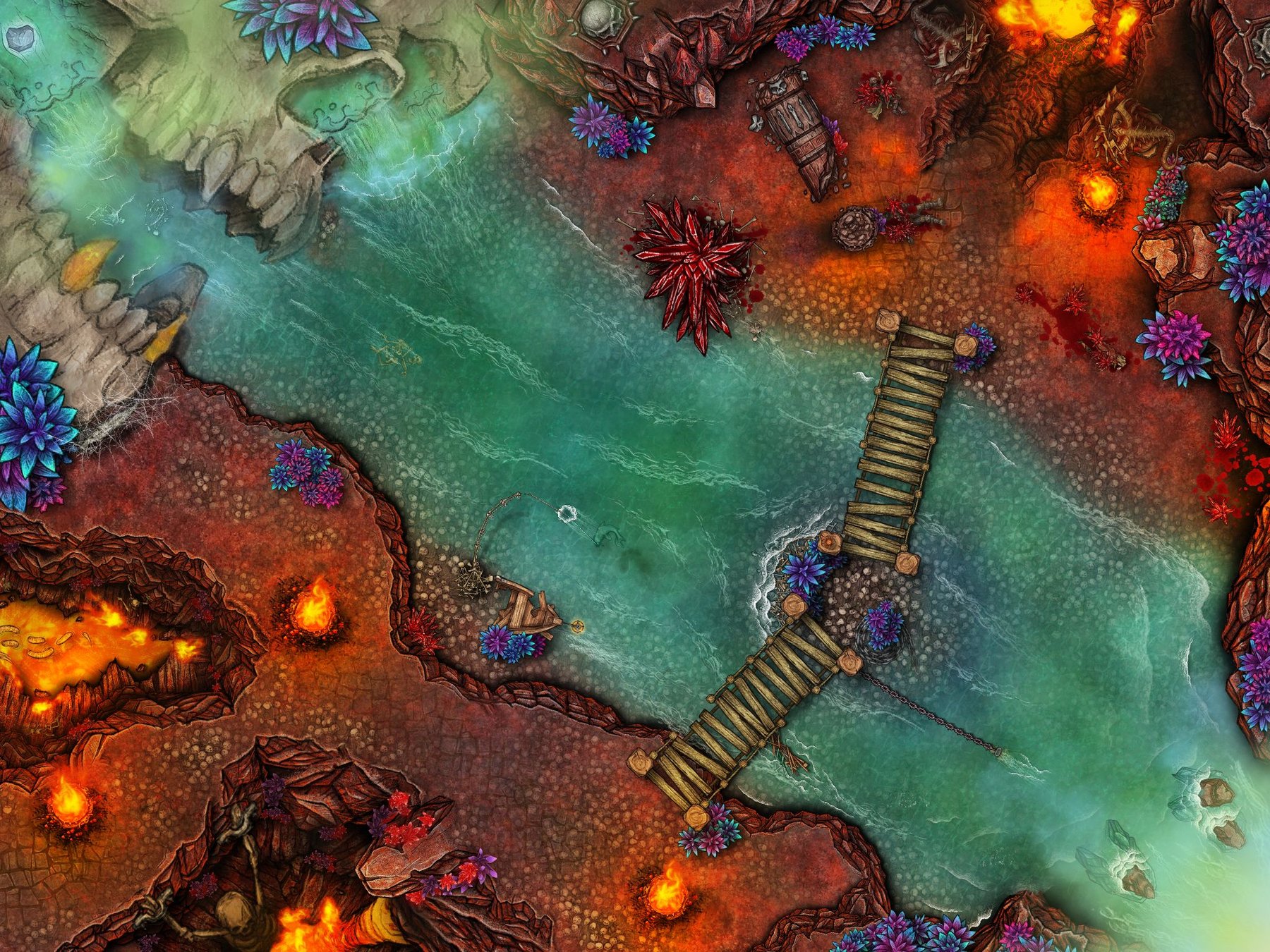River Styx & The entrance to Hell
