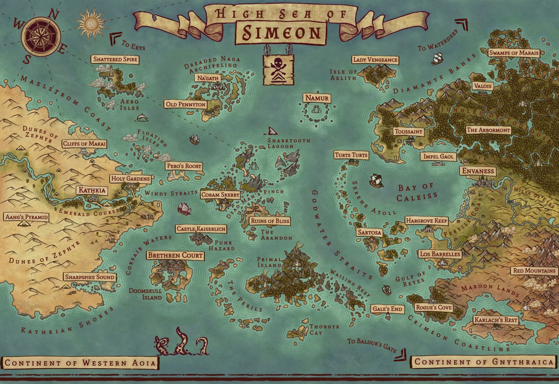 High Seas of Simeon (Coloured)
