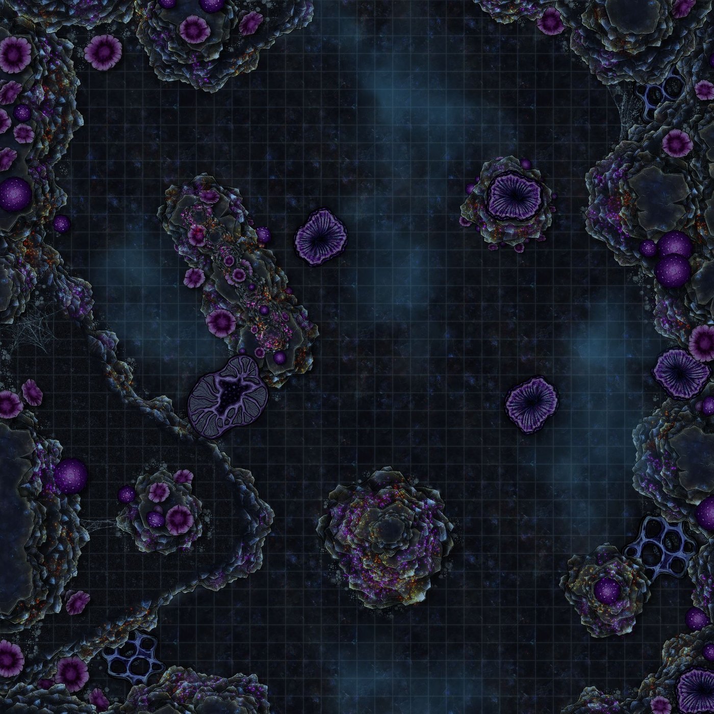 Mushroom Cavern Battle Map 01