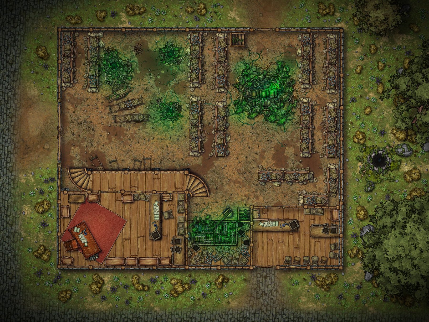 9. Infested Warehouse