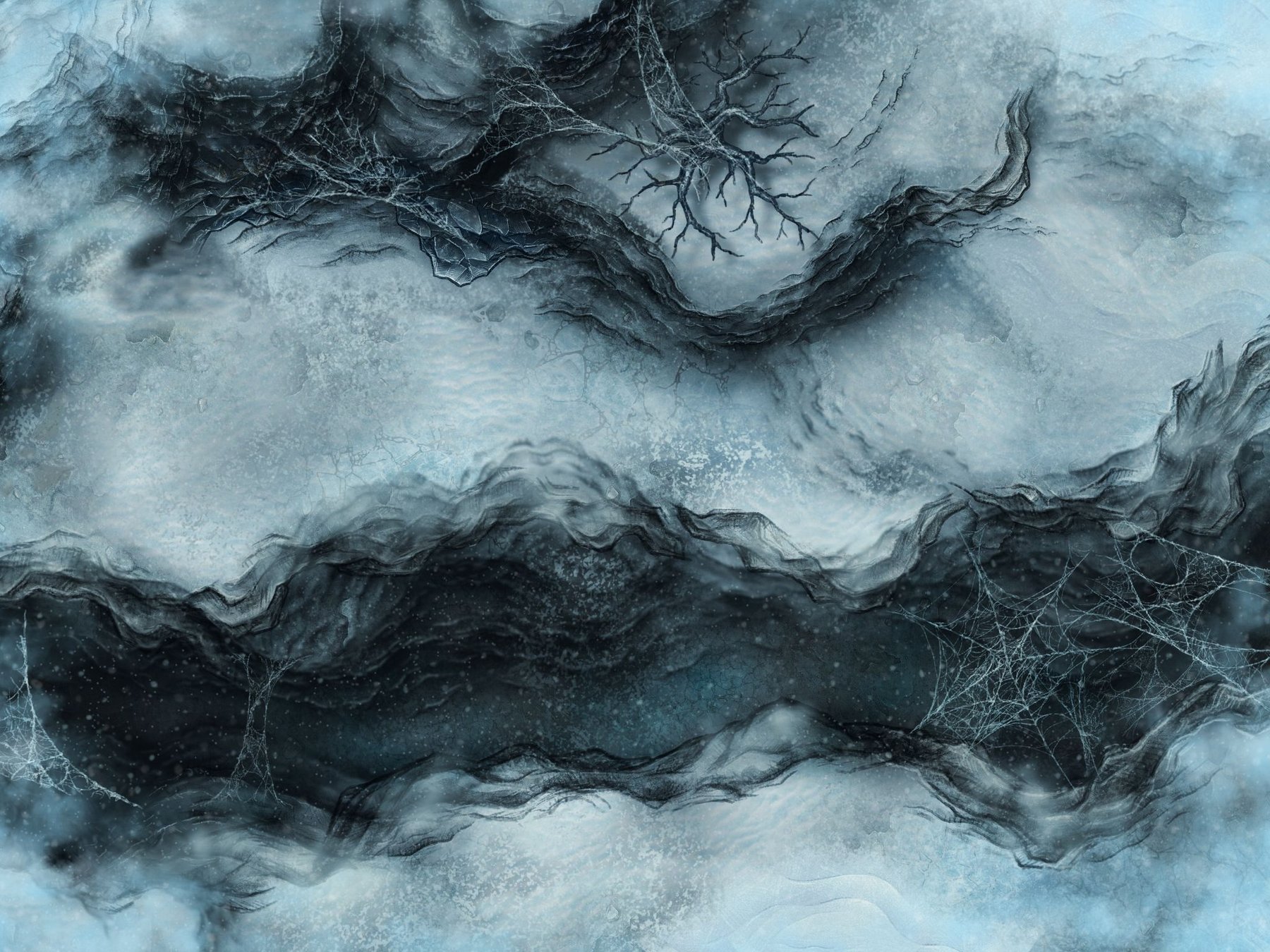 Narrow Mountain Pass