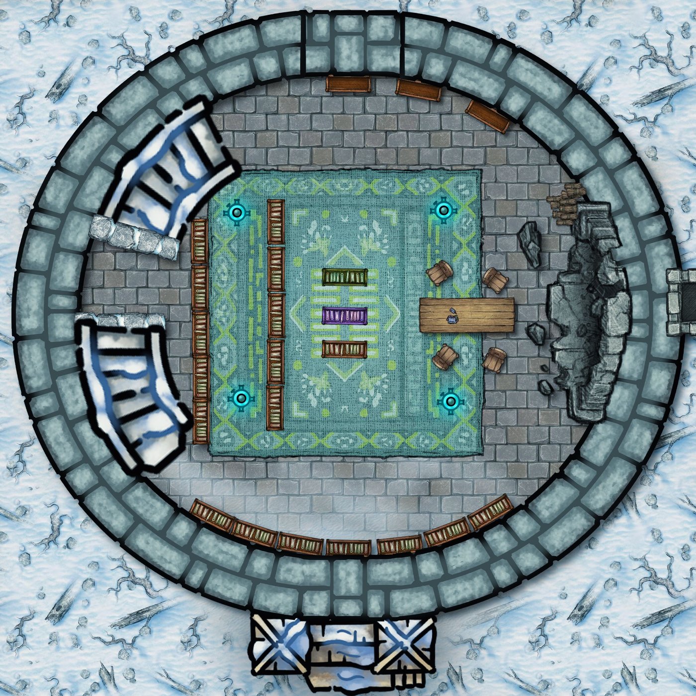 Rimewatch Tower - First Floor
