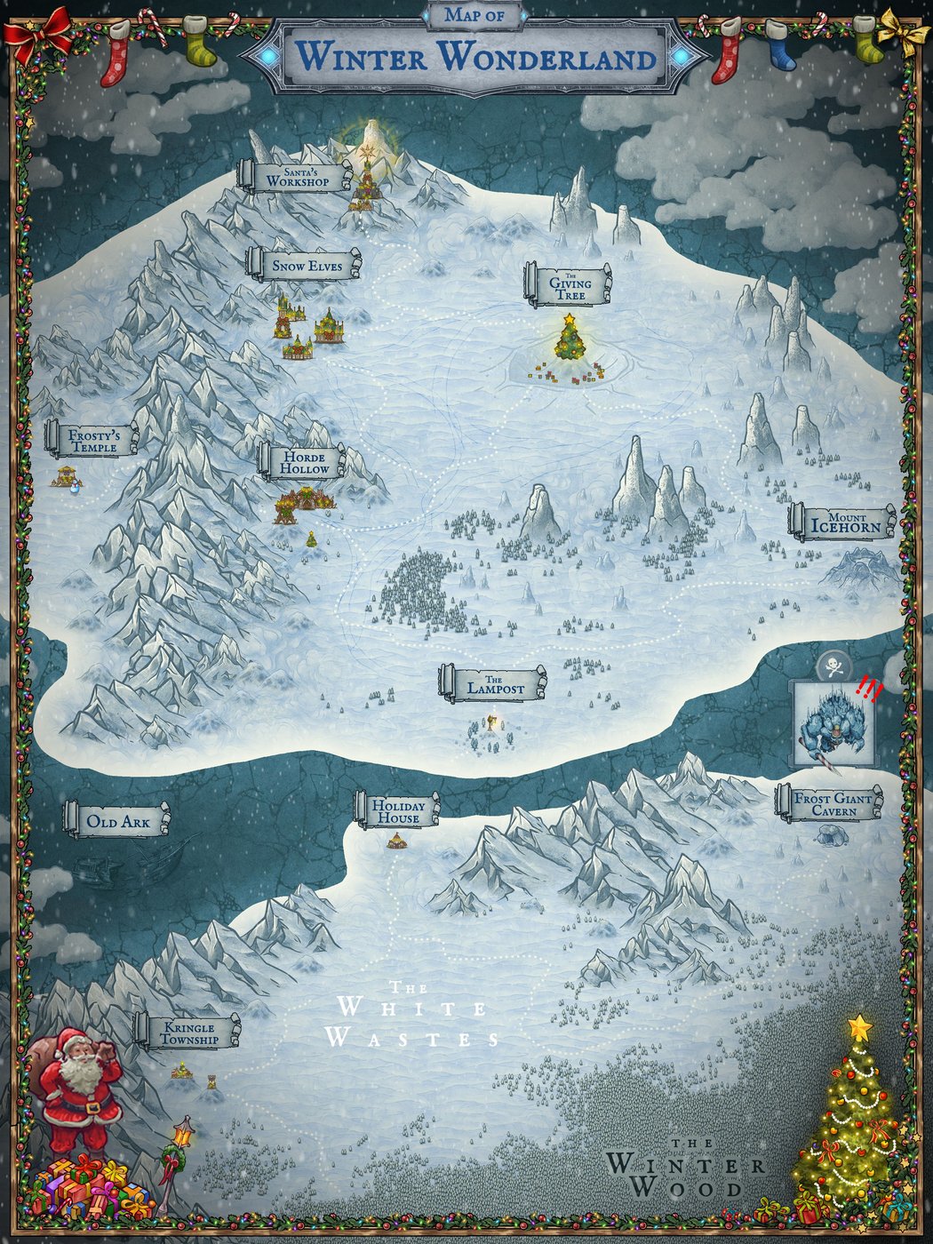 Map of Winter Wonderland