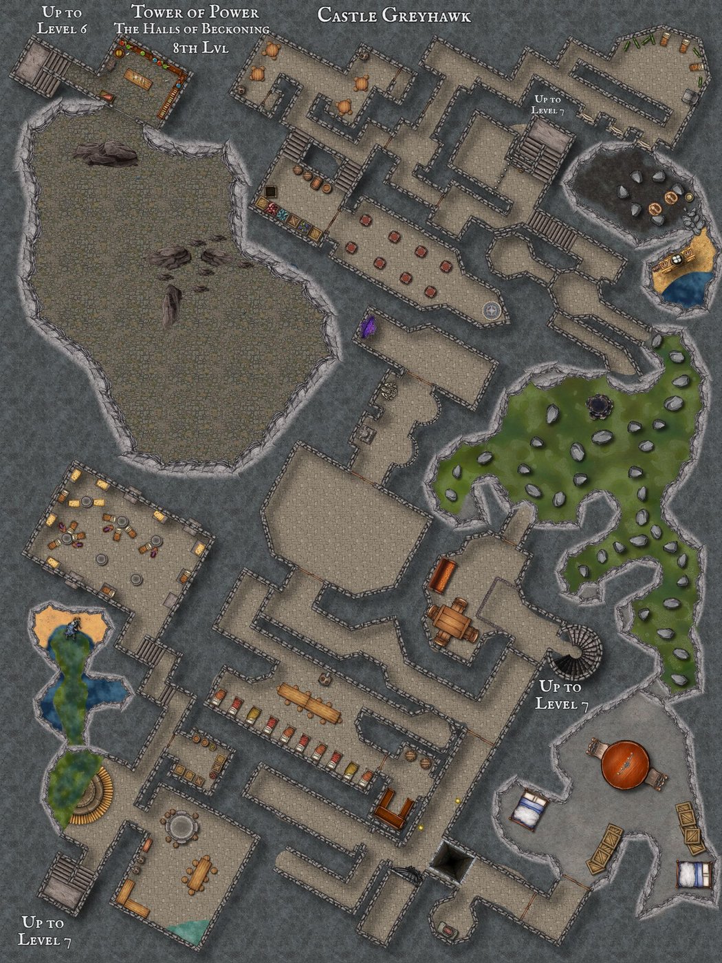 Tower of Power 8th Level- the Halls of Beckoning, Castle Greyhawk