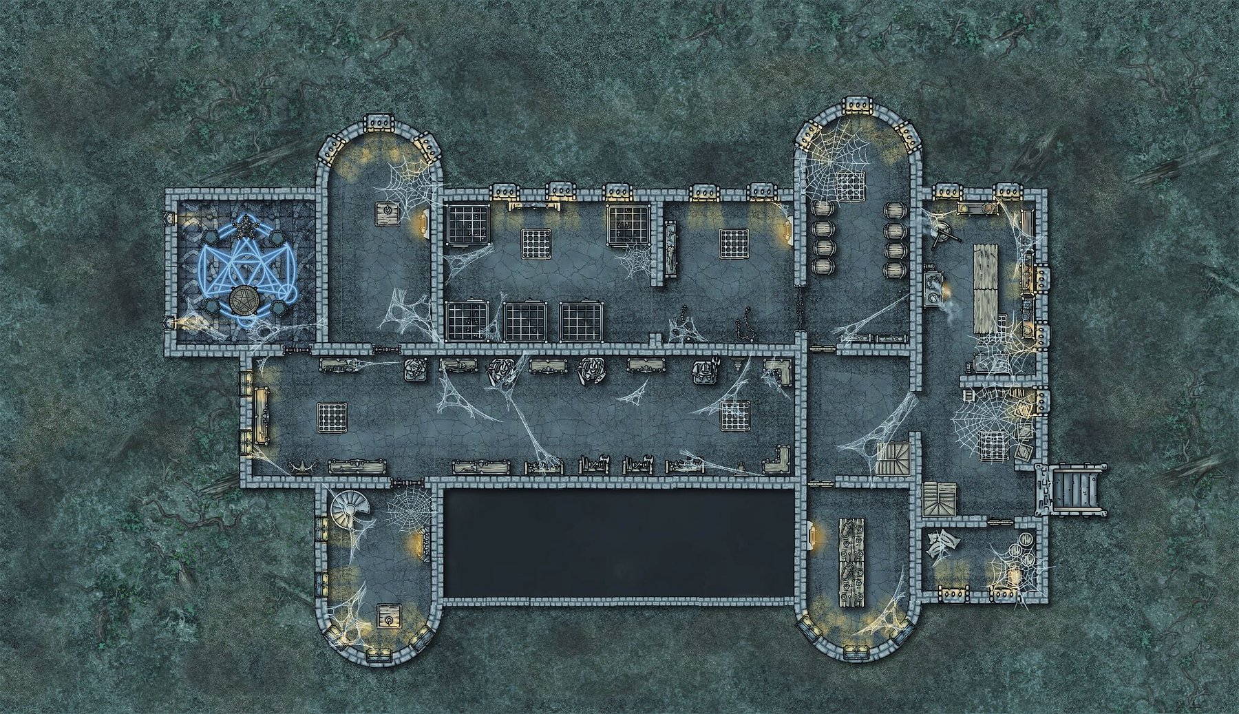 Vaesen Castle Gyllencreutz - Basement_Blank