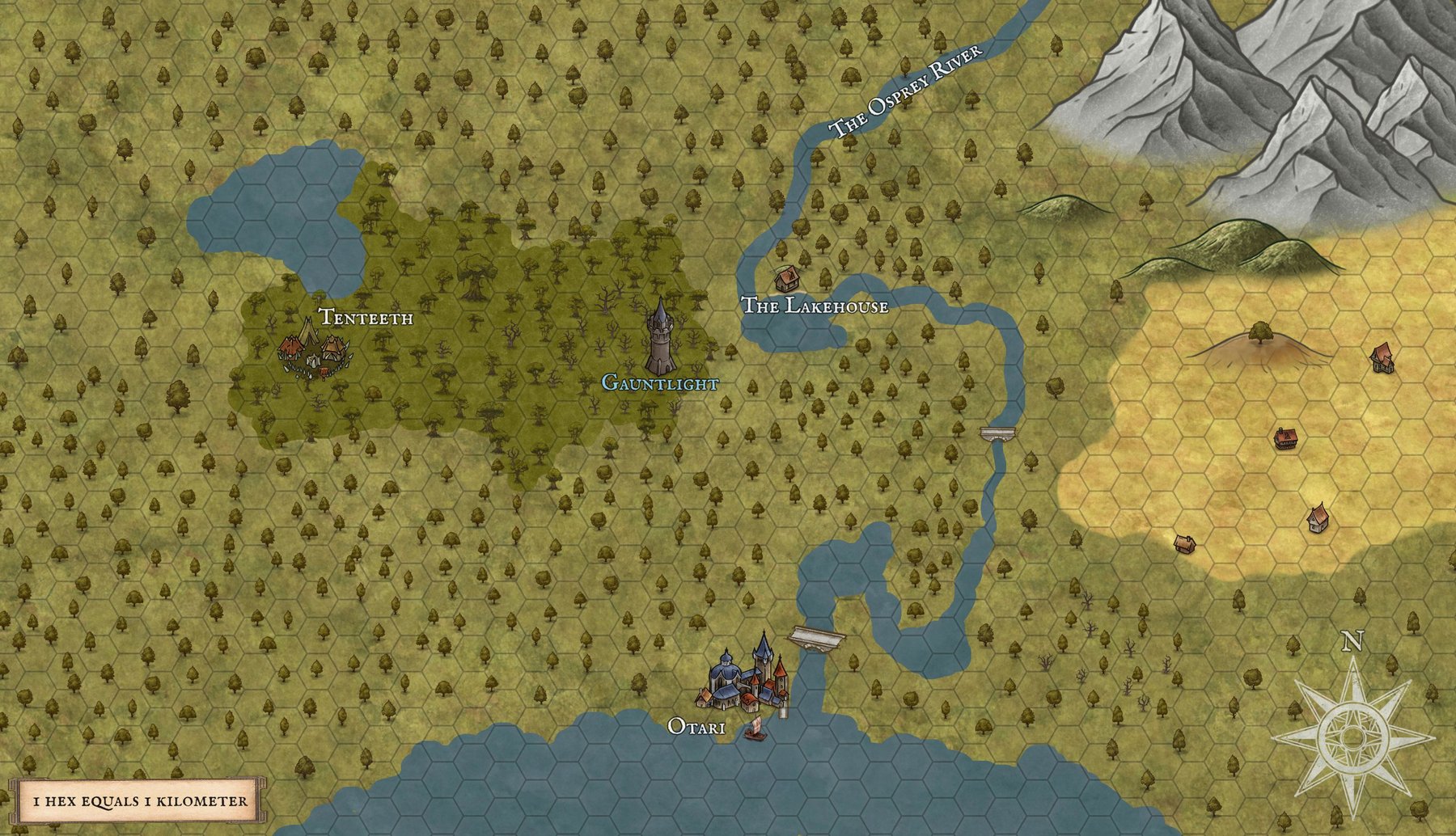 Otari Regional Map