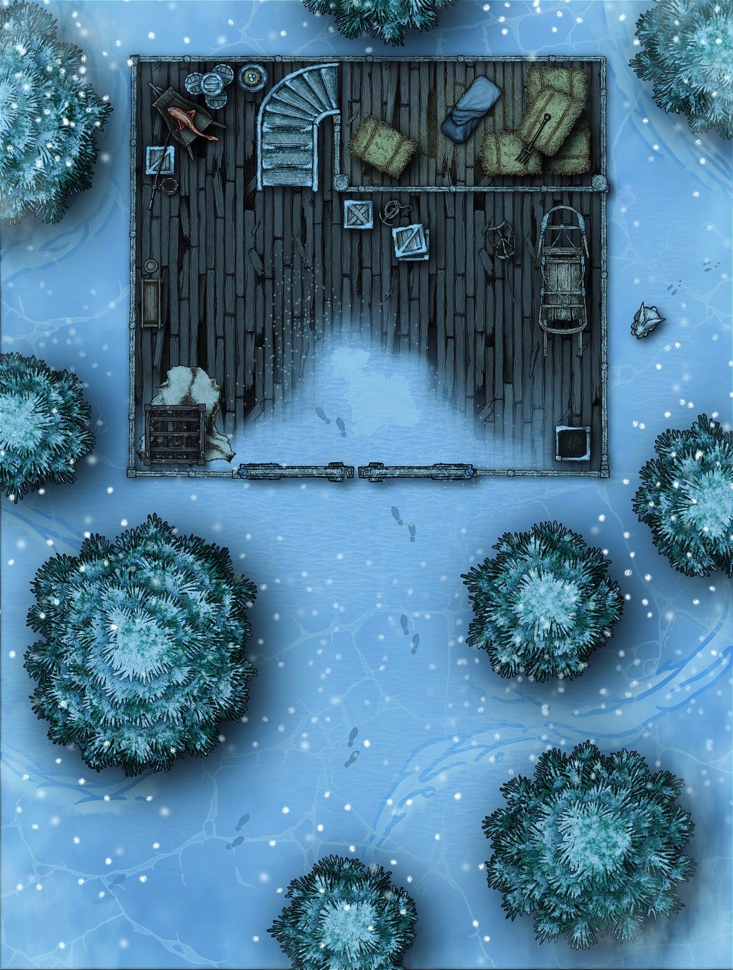 Icy Barn