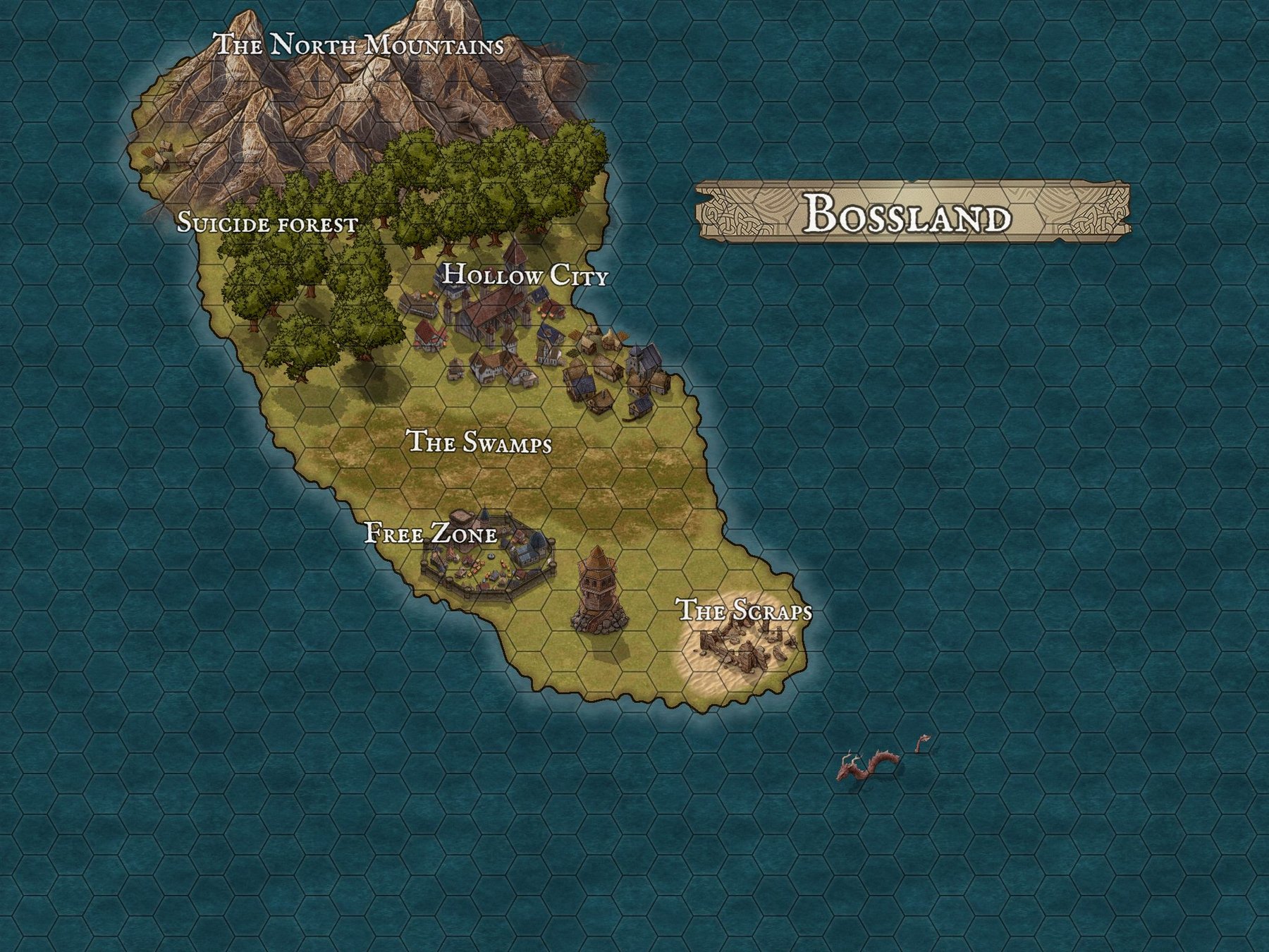 Boss Fight World Map