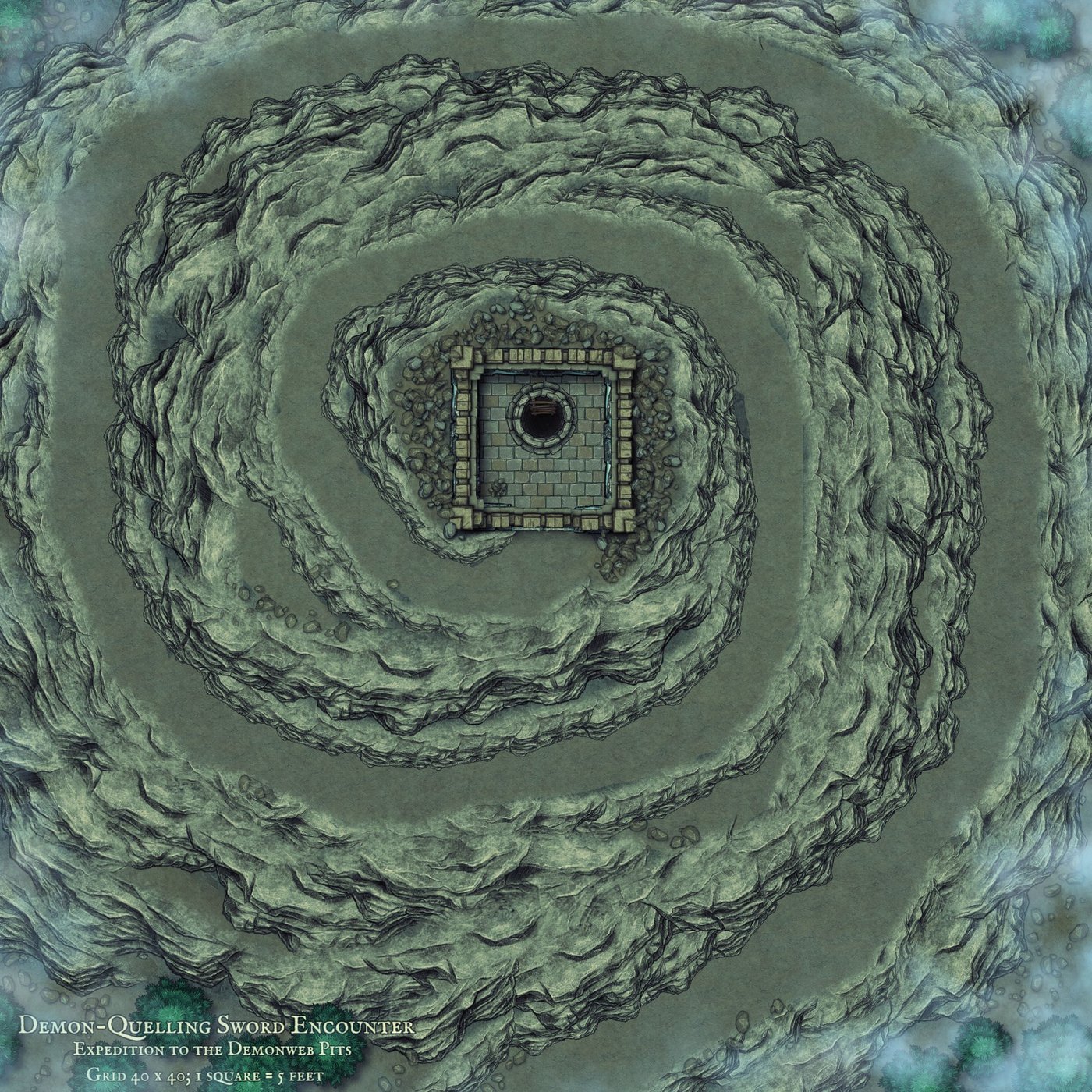 Demon Quelling Sword Encounter Map