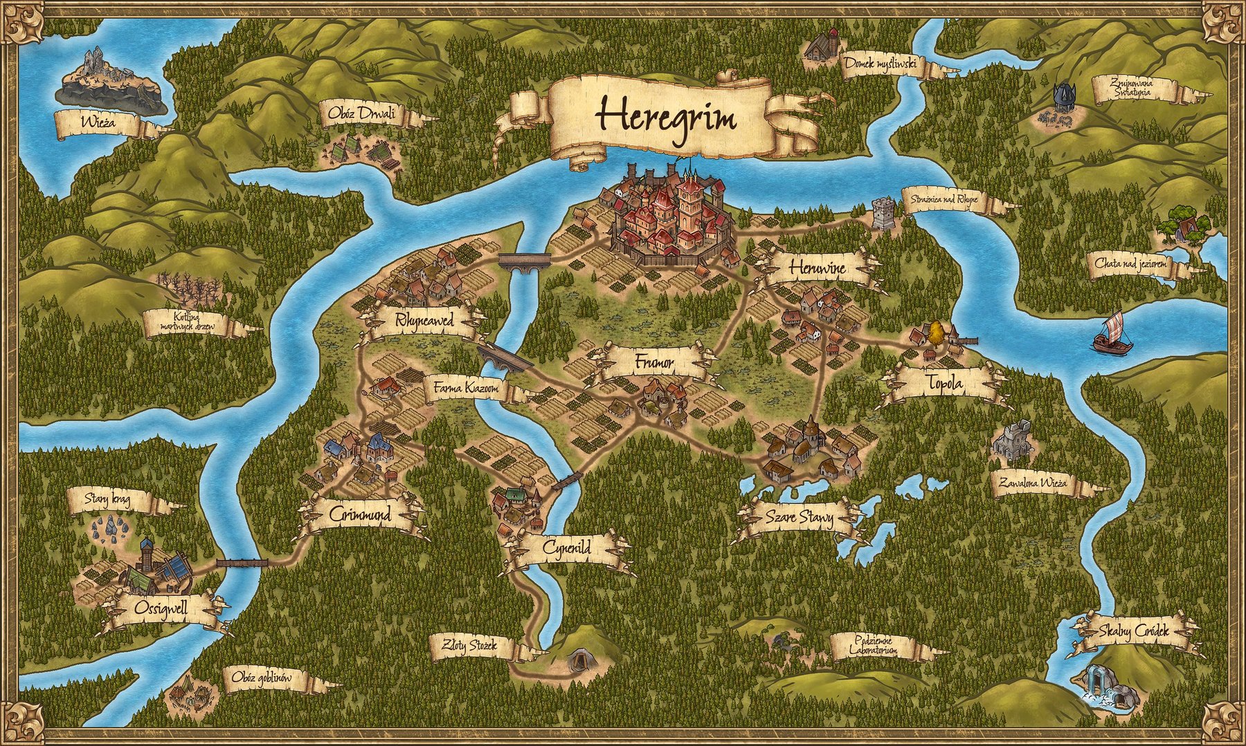 Heregrim region map