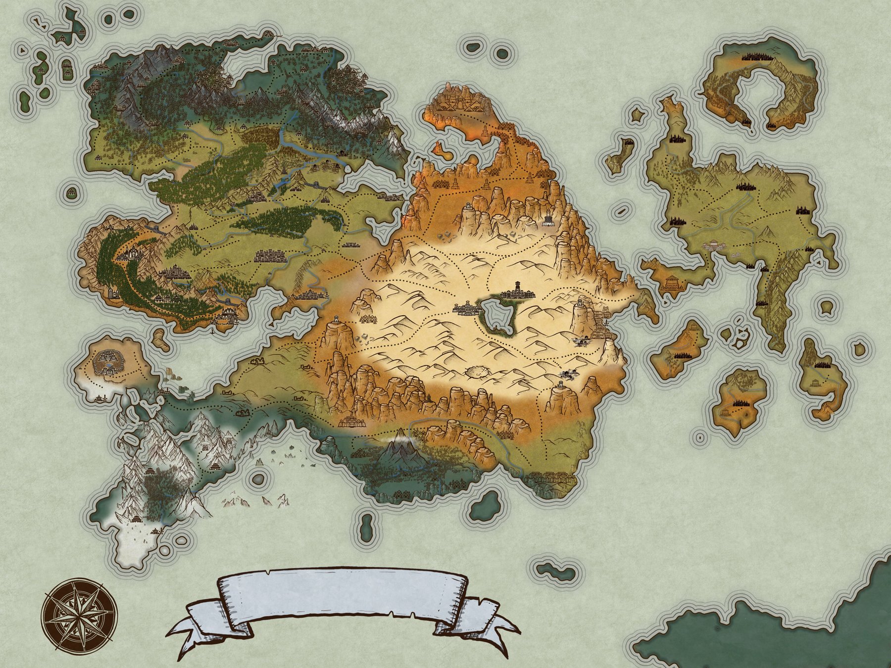 reworking base map hoping that inkarnate adds a flip the map feature