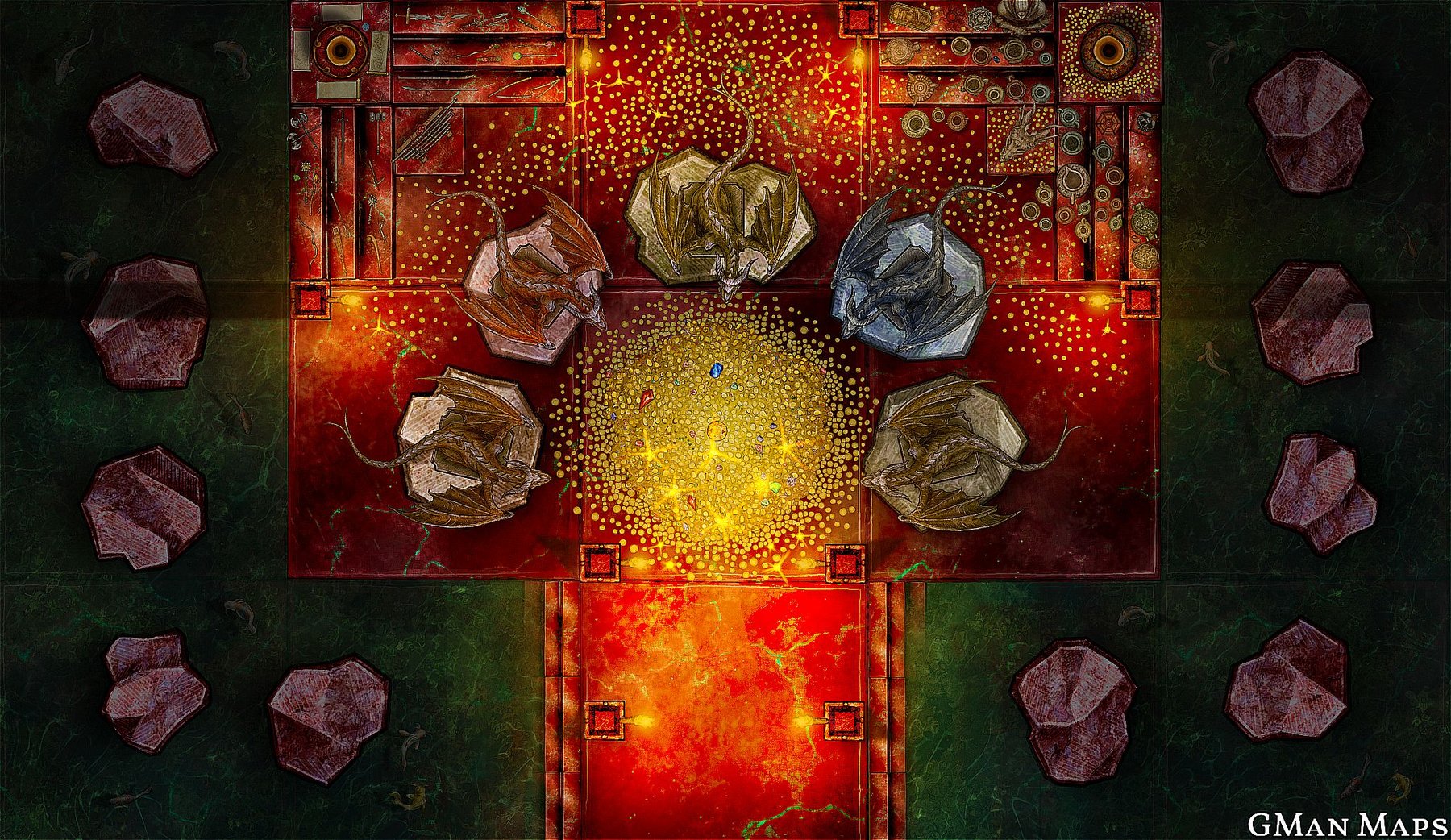 Dragon Metallic Temple Showcase