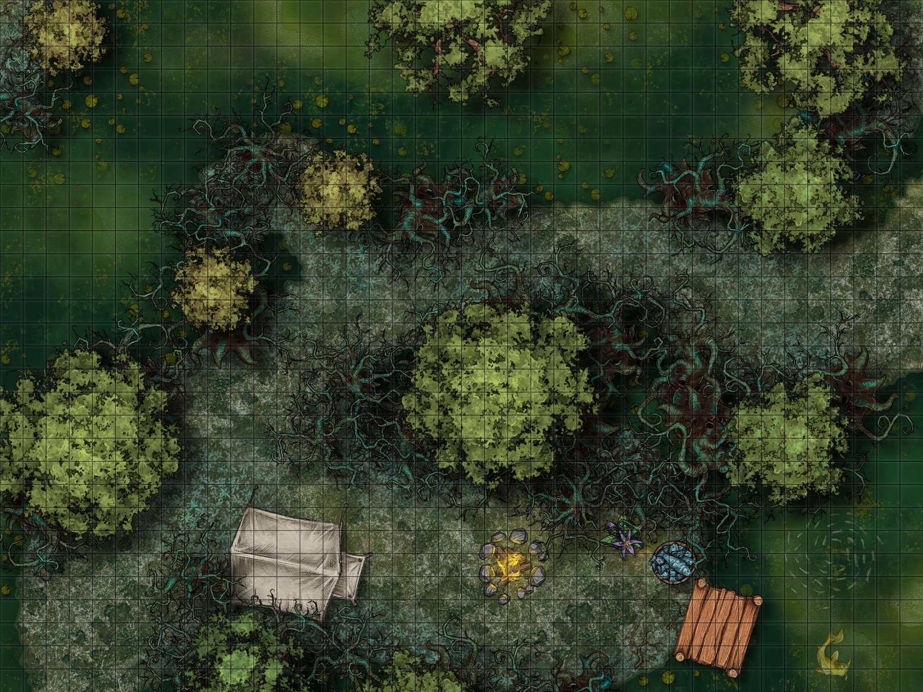 mere of dead men small camp