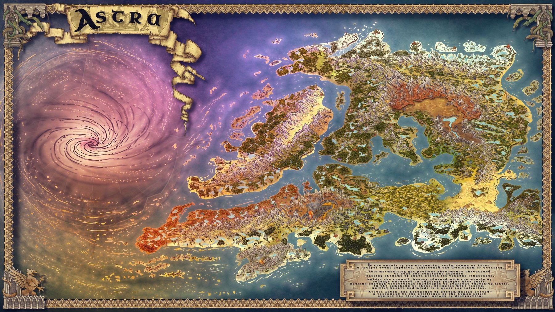 Astra - Fantasy Worldmap